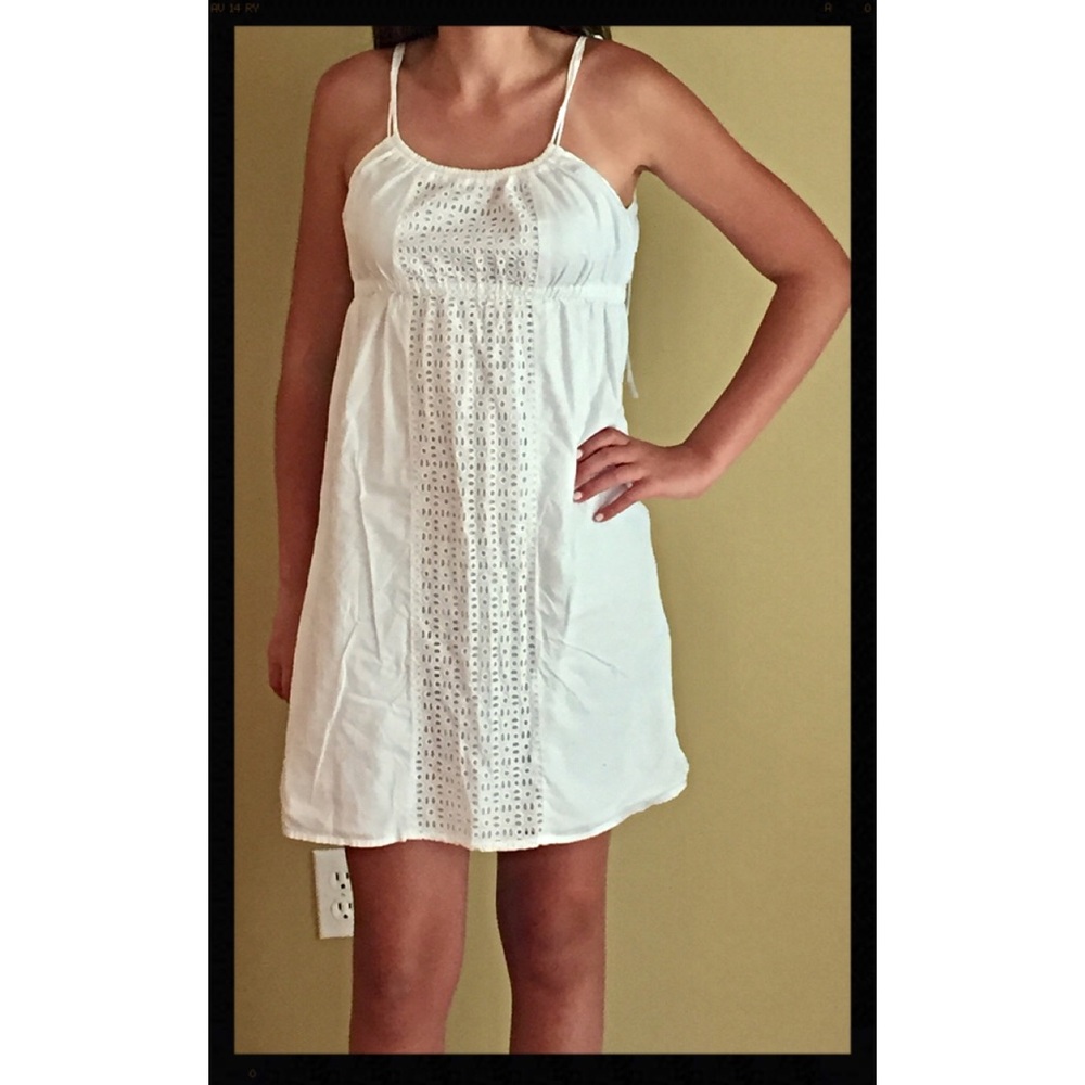 J.Crew white eyelet sundress...so cute! **SOLD**