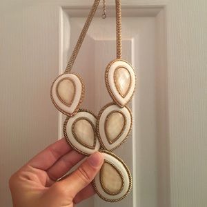 White and Gold necklace
