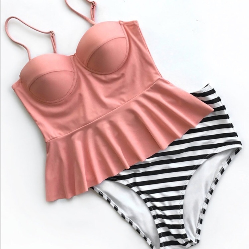 Two Piece High Waisted Swimsuit