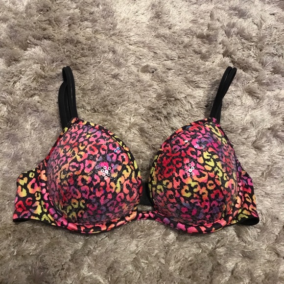 PINK Victoria's Secret Other - Cheetah sequins multicolored push up bra