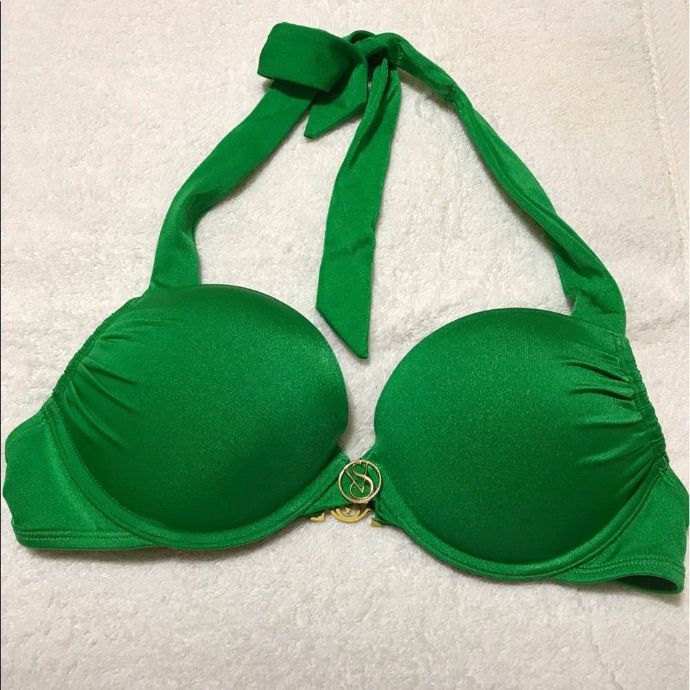 Victoria Secret Green Top Swimwear