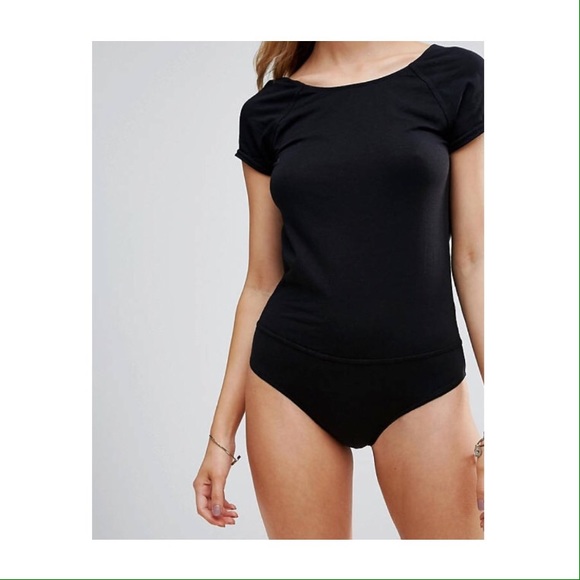 😍 Free People Black Open Back Bodysuit 😍 - Picture 3 of 5