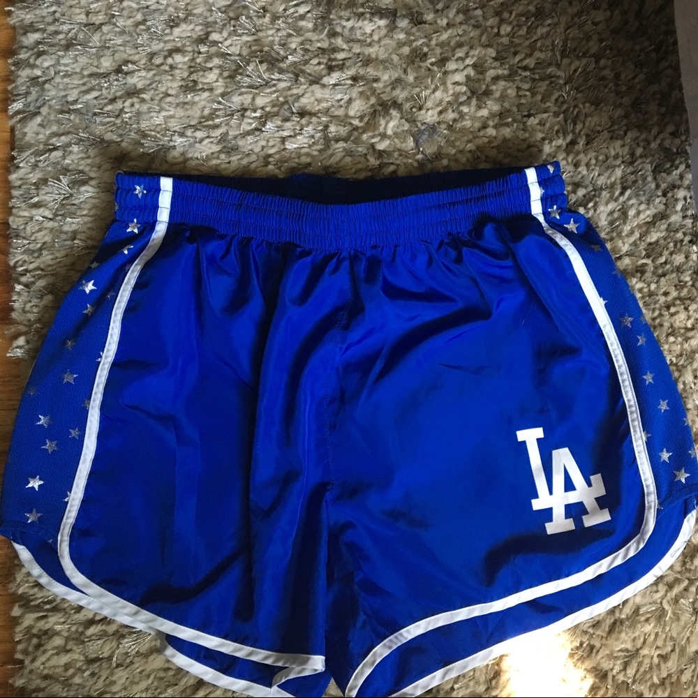 LA Dodgers workout shorts by PINK