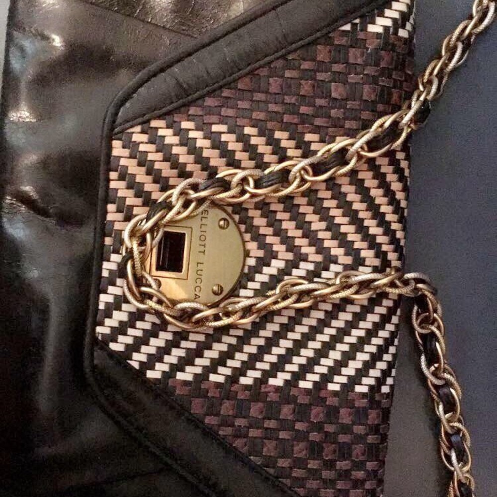 Elliott Luca leather cross body purse
