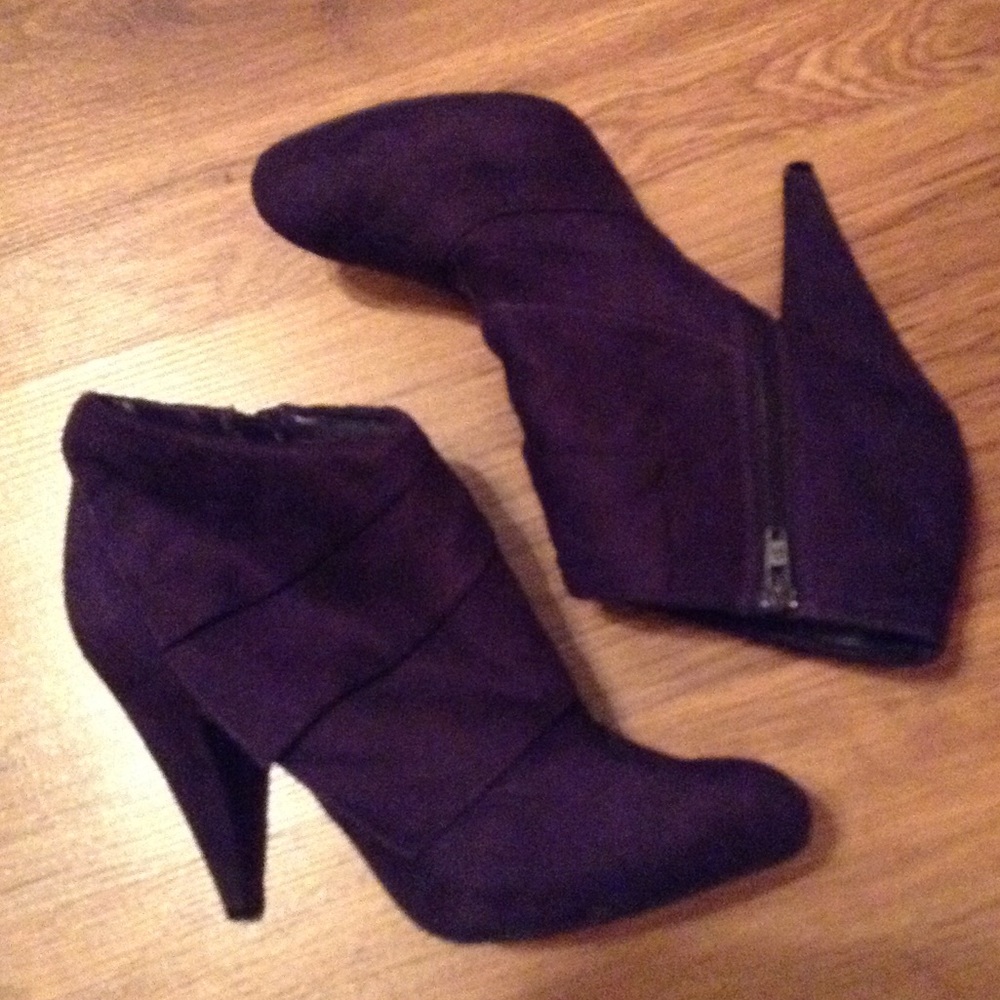 Purple Boot Heels