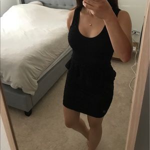 Perfect ruffled black dress