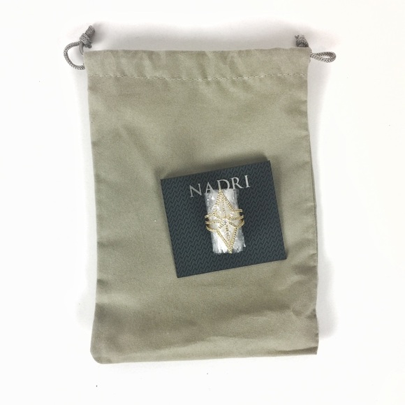 SOLD 💙 nadri // holy night openwork gold ring NWT - Picture 5 of 5