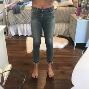 Rocket crop high-rise skinny