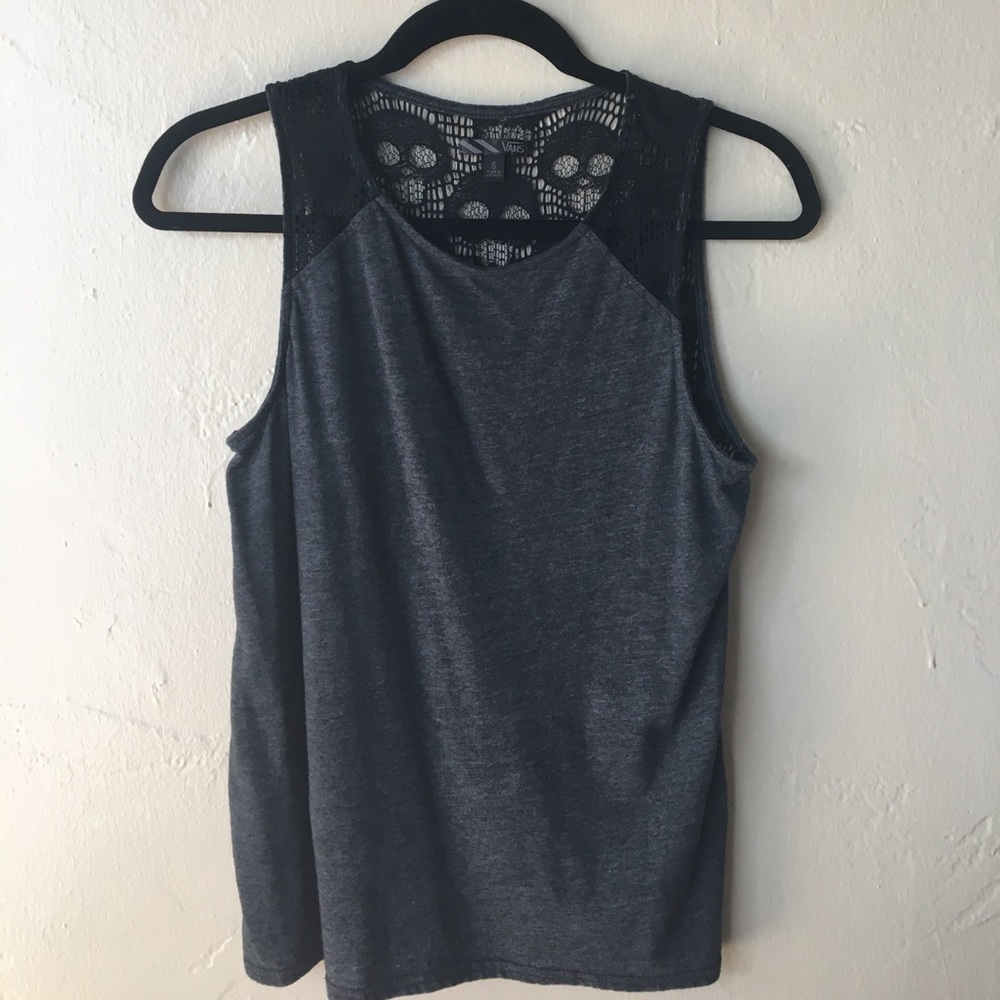 Vans Skull Lace Sleeveless Top