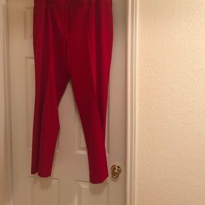 Talbots Red Wool Pants