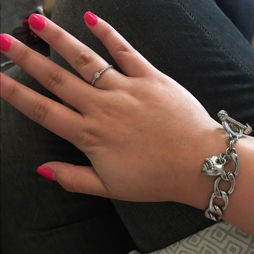 ••Silver juicy couture bracelet••