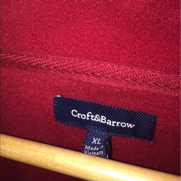 BRAND NEW Men's red fleece pullover jacket - Picture 4 of 5