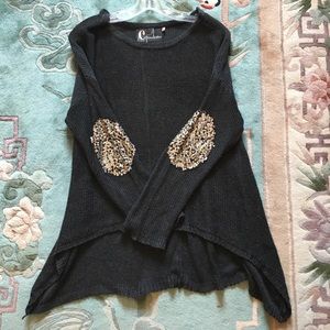 Oversized knit sweater