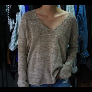 Comfortable tan sweater