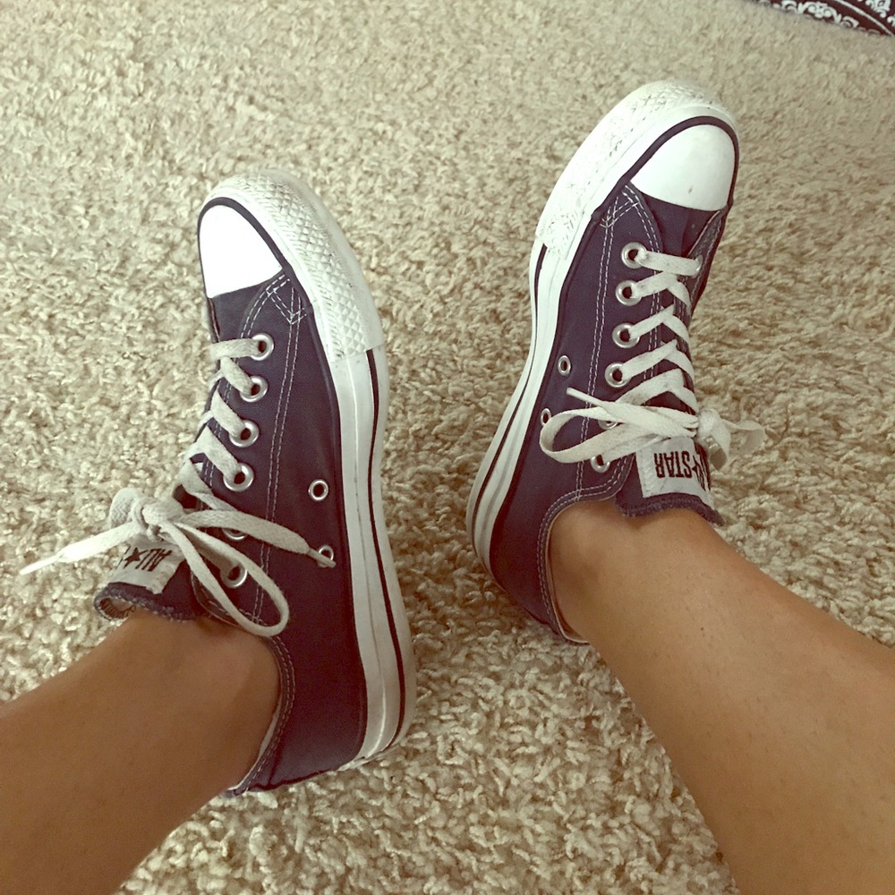 Navy Blue Converse