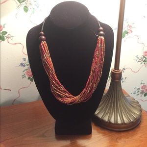 Adjustable Zulu bead necklace