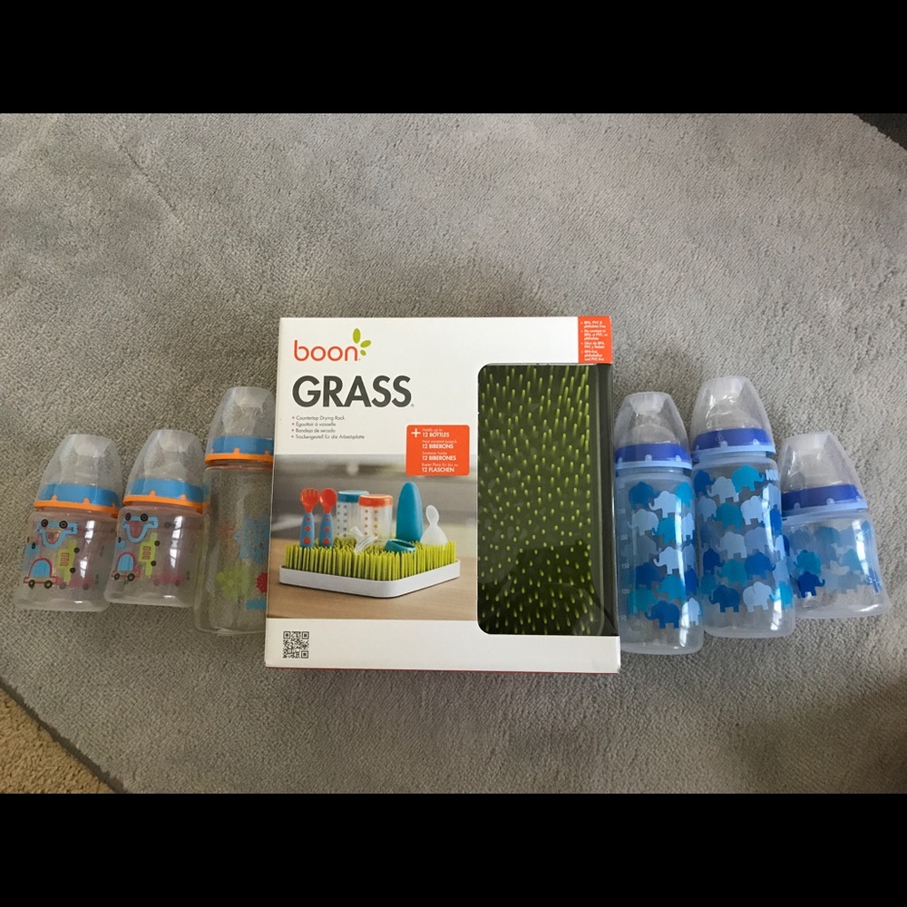 Baby bottle drying rack and bottle sets!