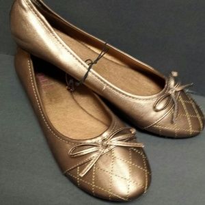 LOLA 7 Ballet Flats Metallic Bronze
