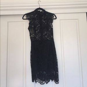 Little black lace dress
