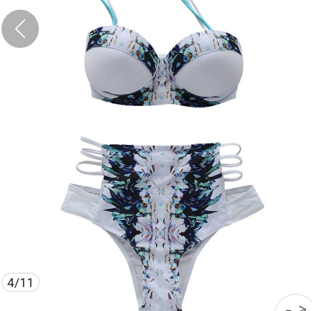 High wasted swim suit