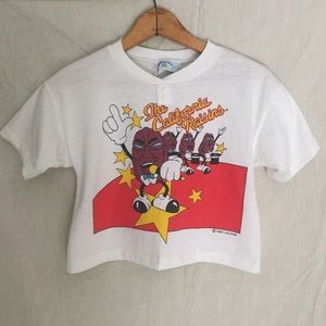Vintage Cropped 'The California Raisins' T-Shirt
