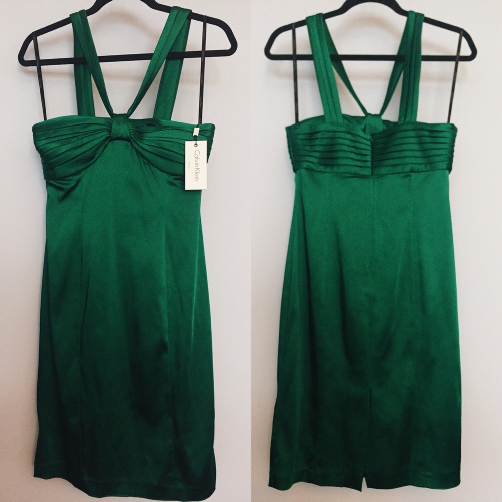 Calvin Klein evergreen dress