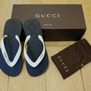 Authentic Gucci flip flops