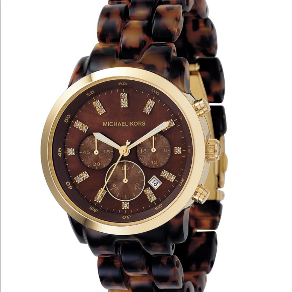 AUTHENTIC Used Michael Kors Tortoise Watch