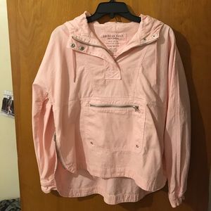 Dusty pink jean hoodie