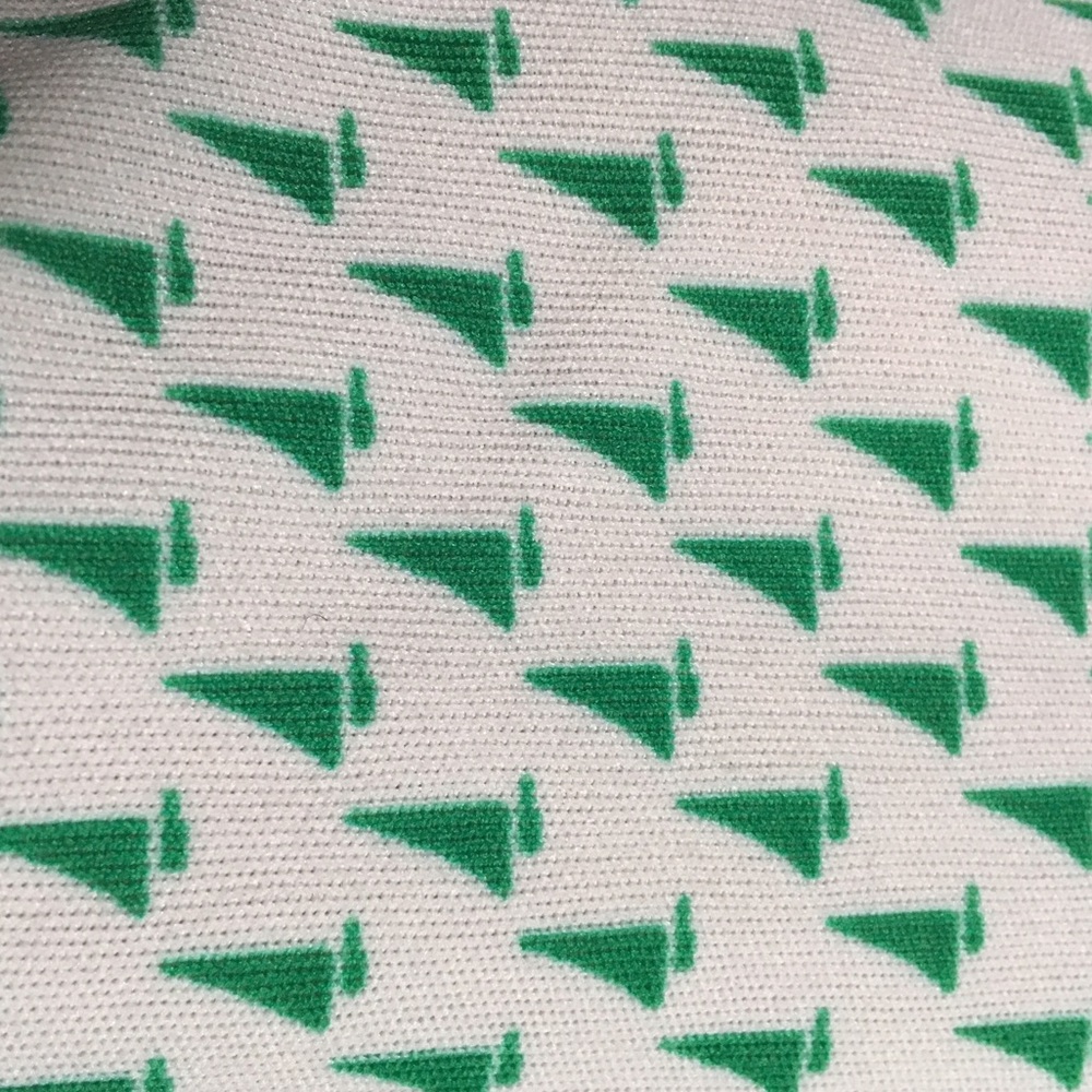 Green and white retro dress - Picture 4 of 7