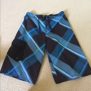 Hang Ten Boys Swim Trunks Blue