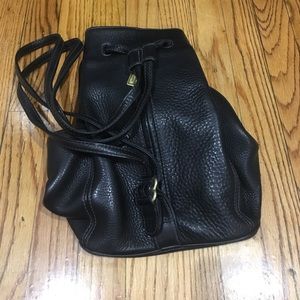 Leather coach bag