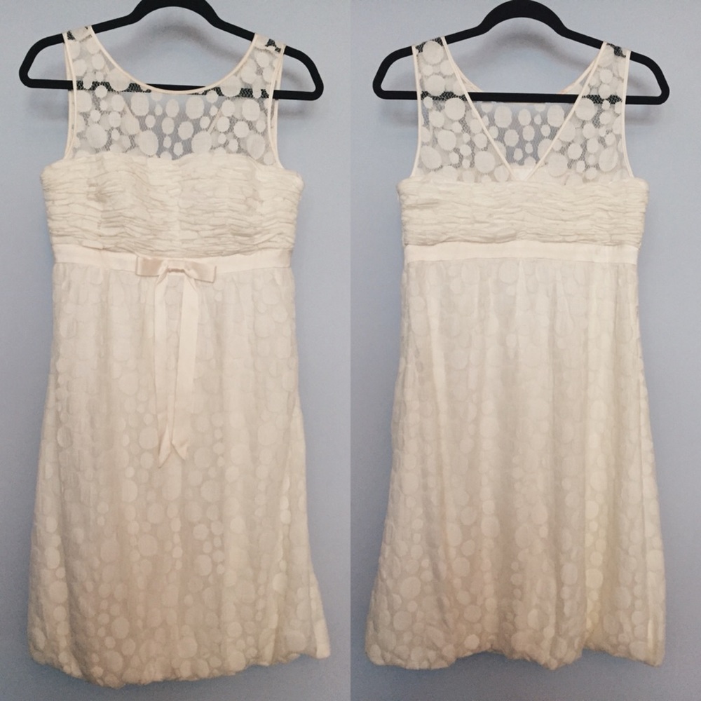 Sue Wong white bubble dress