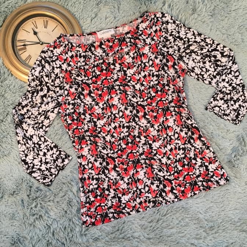 CARMEN MARC VALVO Keyhole Top Small