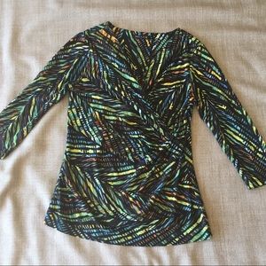 Nic+Zoe wrap-style top