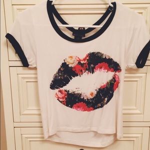 A crop top from Wet Seal