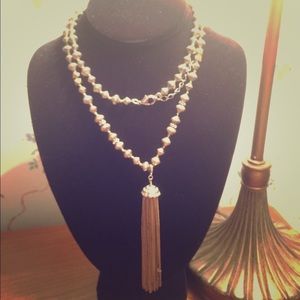 Stella & Dot tassel necklace