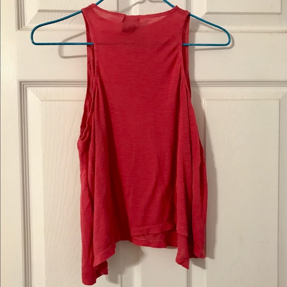 Wet Seal Coral High Neck Tank - Picture 2 of 3