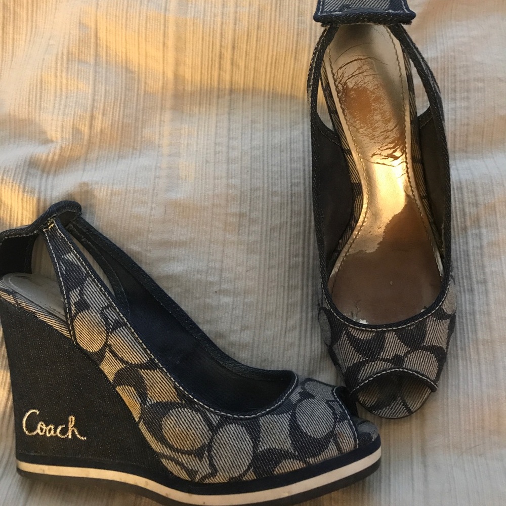 Navy Coach Wedges