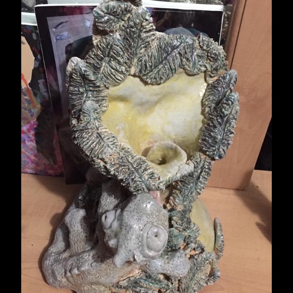 Handmade ceramic vase