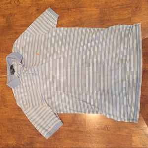 Blue and white polo Ralph Lauren men's shirt