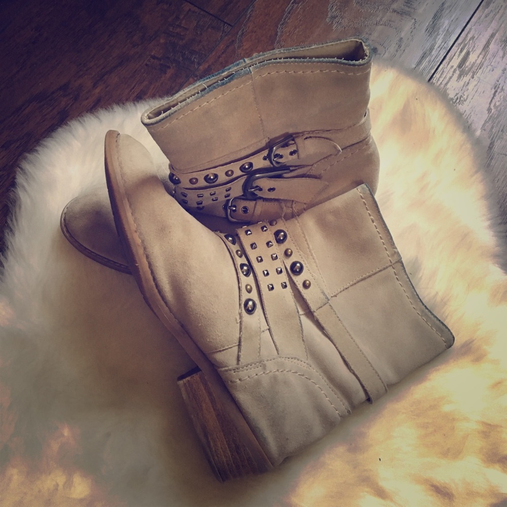 Tan Suede Ankle Boots