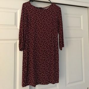 Patterned Shift Dress