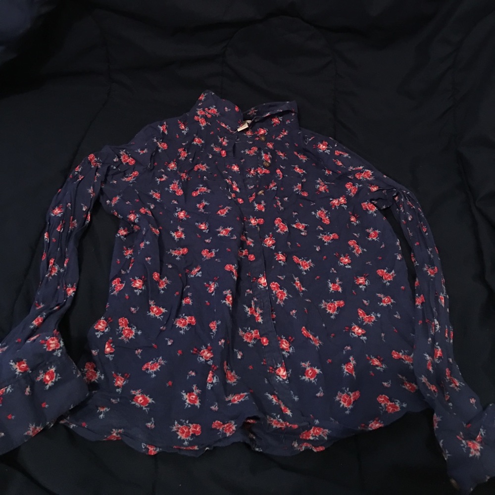 FOREVER 21 Floral button up