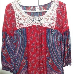 NWOT Paisley Print Top