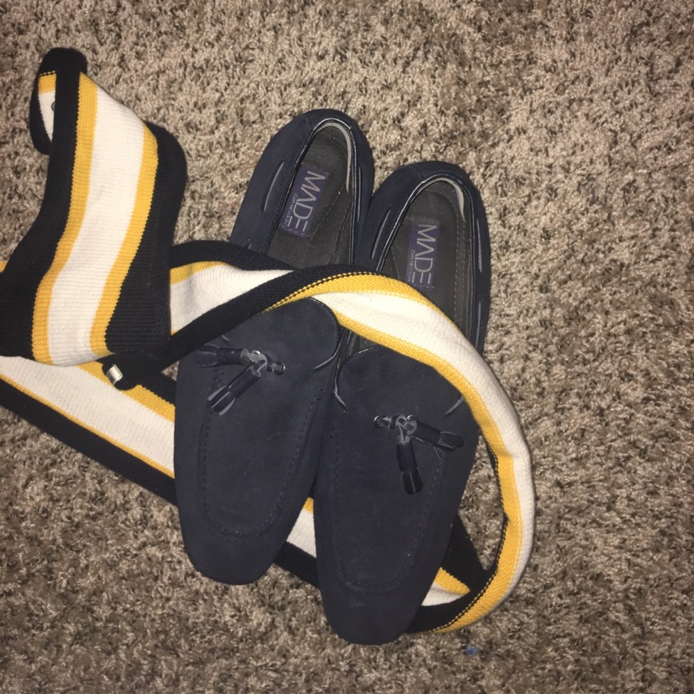 Cam Newton MADE suede loafers