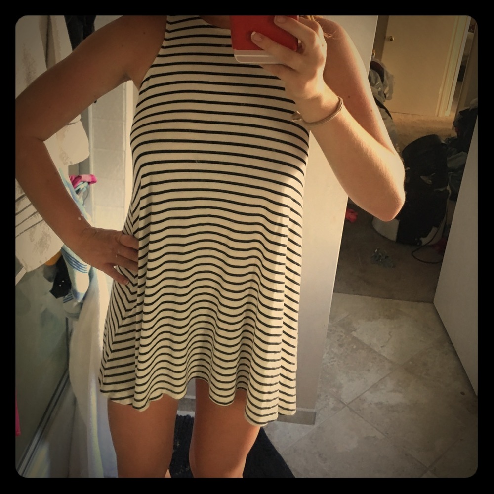Striped T-shirt dress
