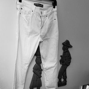 Express white skinny jeans . Legging midrise