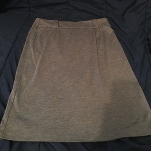 GEORGE charcoal skirt with slit