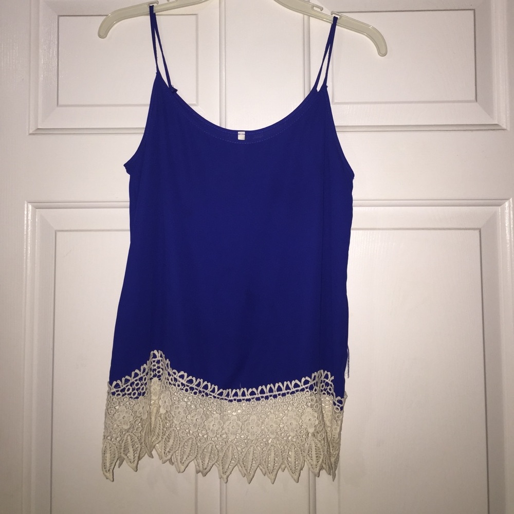 Entourage Lace Bottom Tank